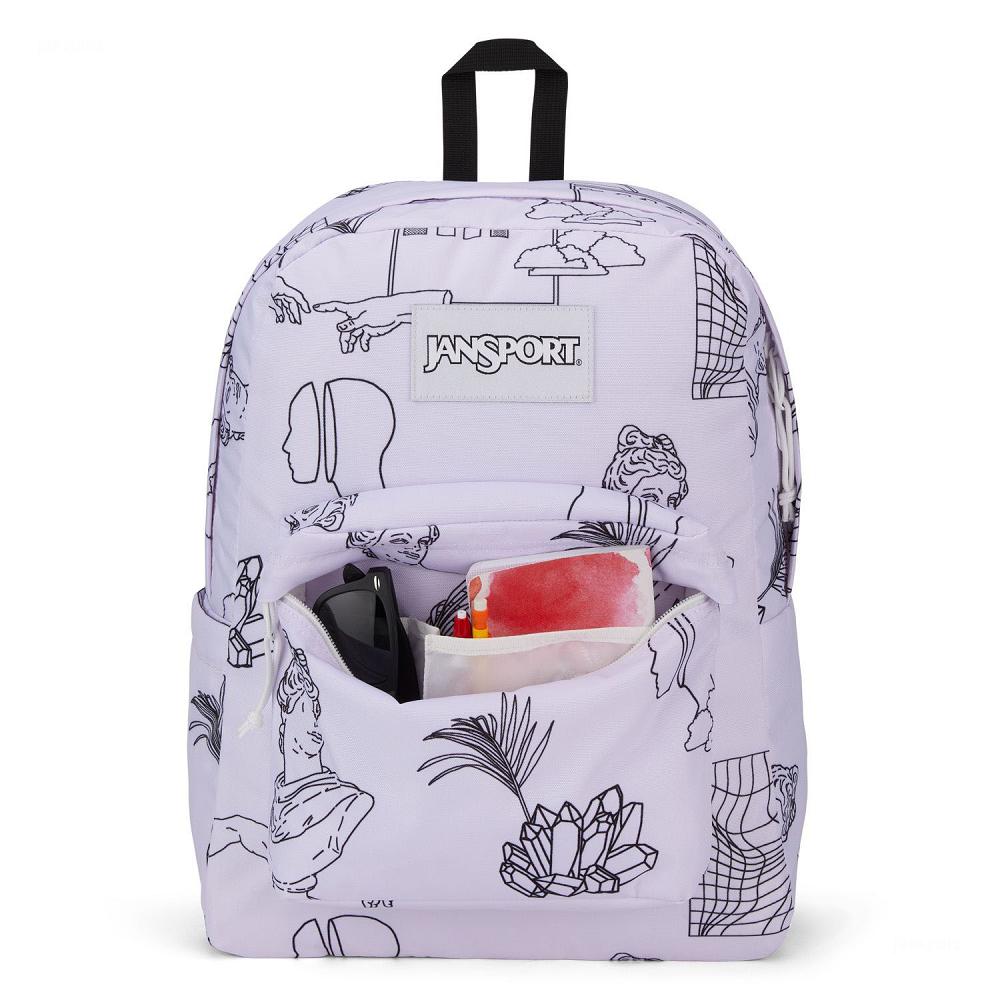 JanSport SuperBreak® School Backpacks Purple | AU_JS444