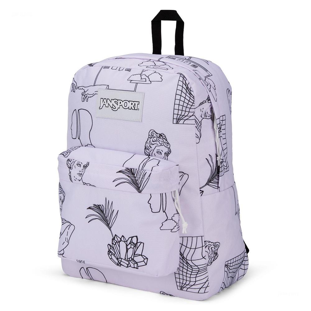 JanSport SuperBreak® School Backpacks Purple | AU_JS444