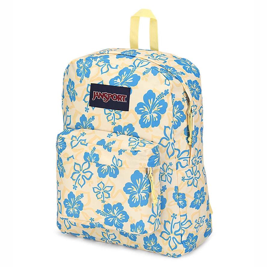 JanSport SuperBreak® School Backpacks Yellow / Blue | AU_JS080