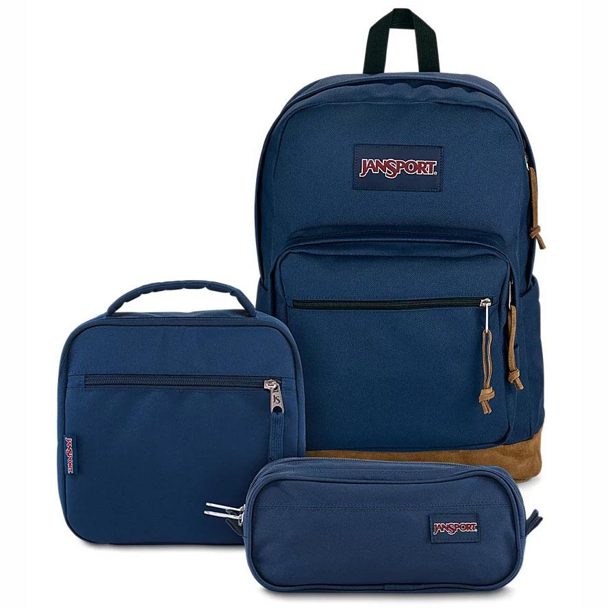 JanSport TIMELESS BLUE NAVY BUNDLE School Backpacks Navy | AU_JS513